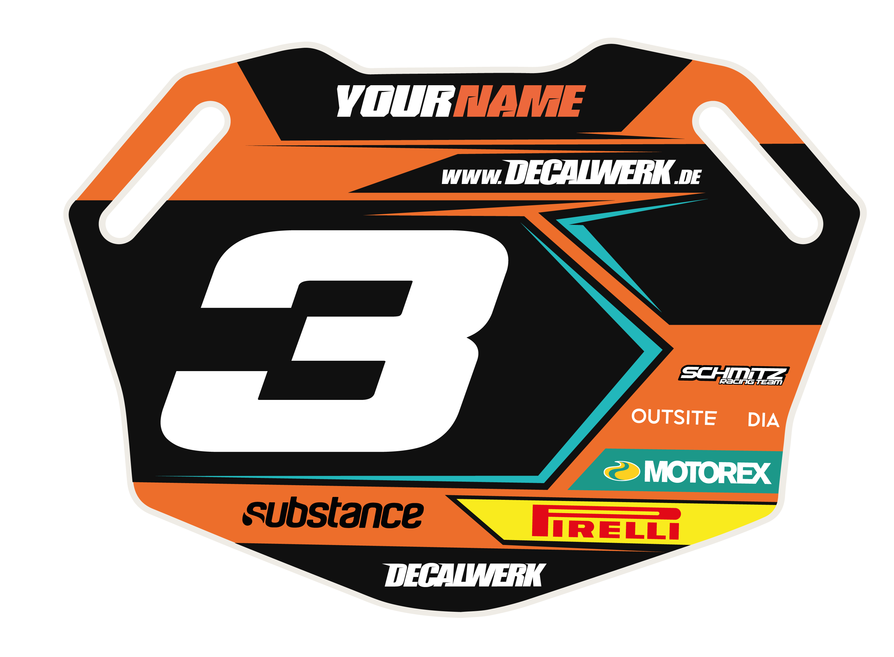 Pitboard "TOMAC EDITION ORANGE"