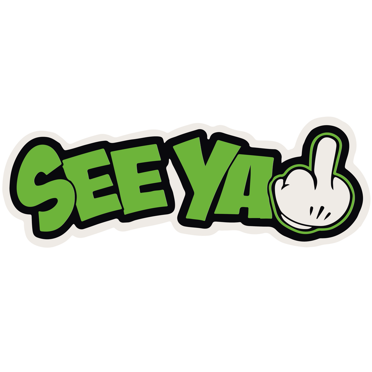 Butt patch "SEE YA"